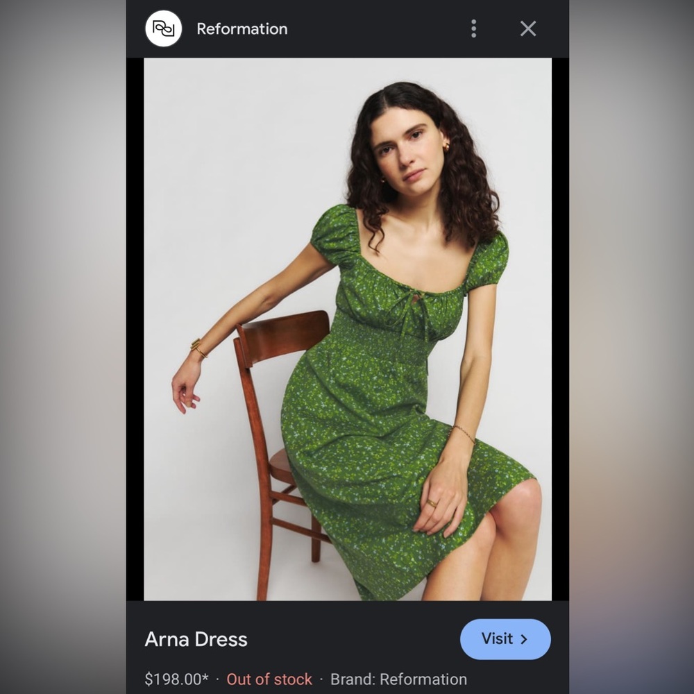 Reformation Arna midi dress